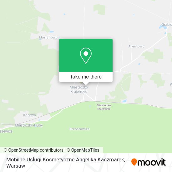 Mobilne Usługi Kosmetyczne Angelika Kaczmarek map