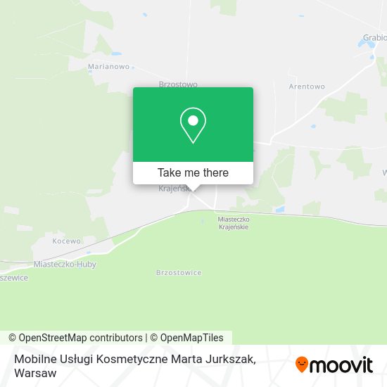 Mobilne Usługi Kosmetyczne Marta Jurkszak map