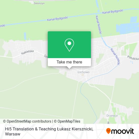 Hi5 Translation & Teaching Łukasz Kiersznicki map