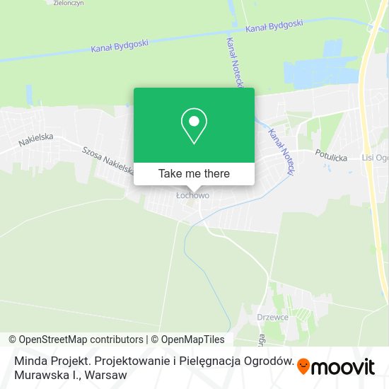 Minda Projekt. Projektowanie i Pielęgnacja Ogrodów. Murawska I. map