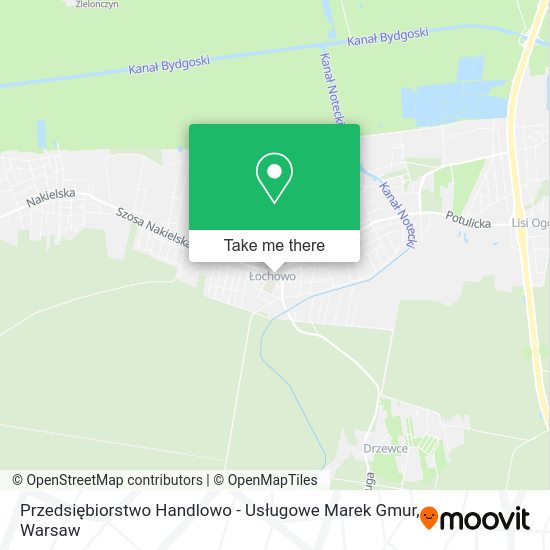 Przedsiębiorstwo Handlowo - Usługowe Marek Gmur map