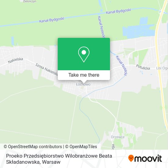 Proeko Przedsiębiorstwo Wilobranżowe Beata Składanowska map