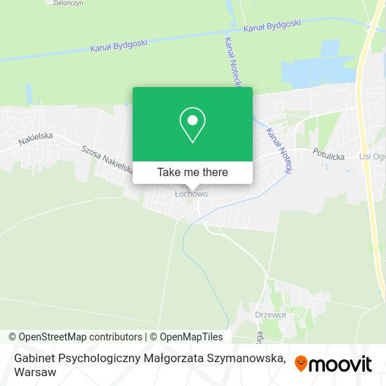 Gabinet Psychologiczny Małgorzata Szymanowska map