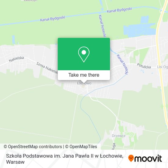 Szkoła Podstawowa im. Jana Pawła II w Łochowie map