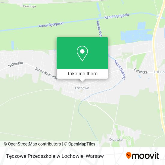 Tęczowe Przedszkole w Łochowie map