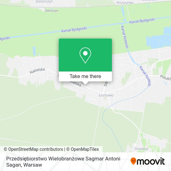 Przedsiębiorstwo Wielobranżowe Sagmar Antoni Sagan map