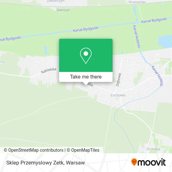 Sklep Przemyslowy Zetk map