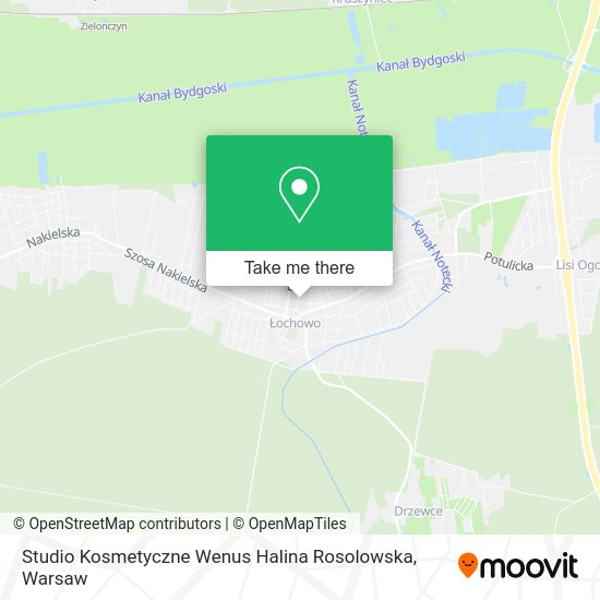 Studio Kosmetyczne Wenus Halina Rosolowska map