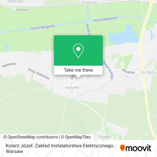 Kolarz Józef. Zakład Instalatorstwa Elektrycznego map