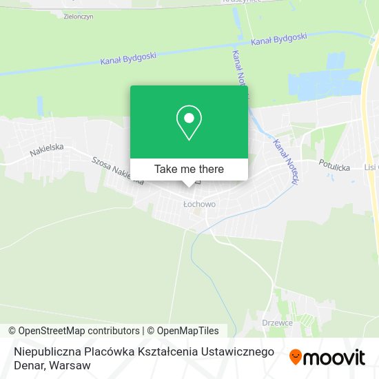 Niepubliczna Placówka Kształcenia Ustawicznego Denar map