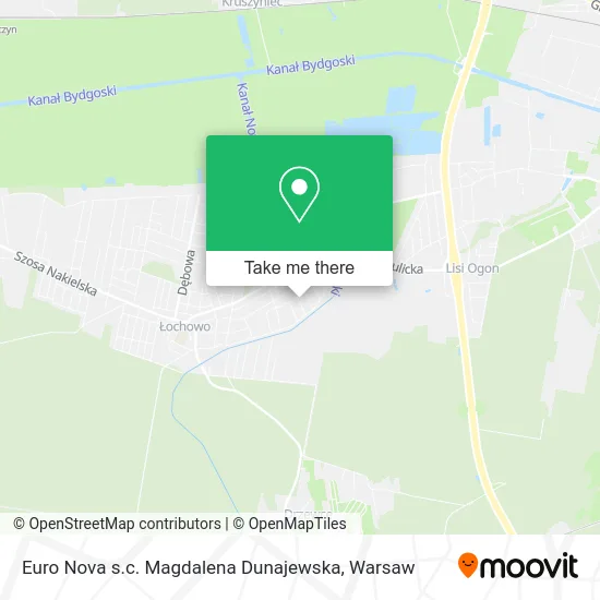 Euro Nova s.c. Magdalena Dunajewska map