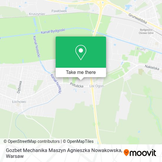 Gozbet Mechanika Maszyn Agnieszka Nowakowska map