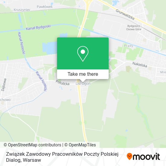 Związek Zawodowy Pracowników Poczty Polskiej Dialog map