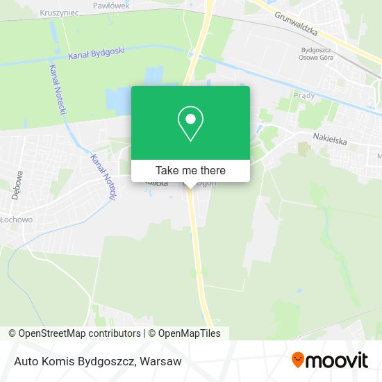 Карта Auto Komis Bydgoszcz