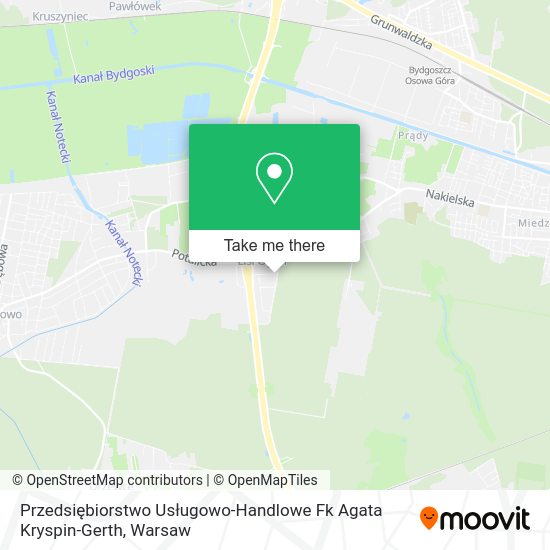 Przedsiębiorstwo Usługowo-Handlowe Fk Agata Kryspin-Gerth map