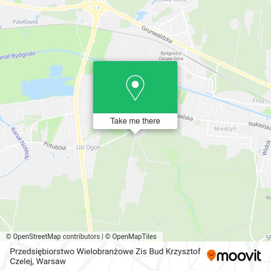 Przedsiębiorstwo Wielobranżowe Zis Bud Krzysztof Czelej map