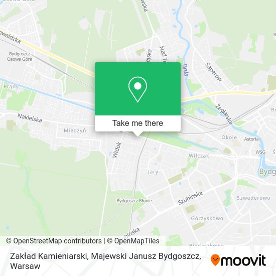 Zakład Kamieniarski, Majewski Janusz Bydgoszcz map