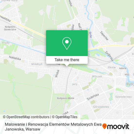 Malowanie i Renowacja Elementów Metalowych Ewa Janowska map