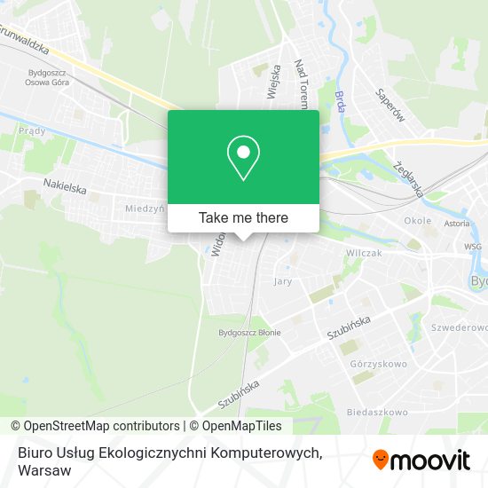 Biuro Usług Ekologicznychni Komputerowych map