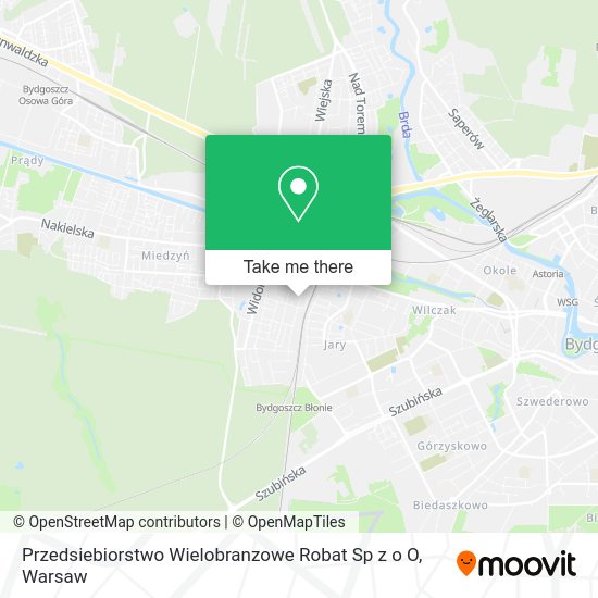 Przedsiebiorstwo Wielobranzowe Robat Sp z o O map