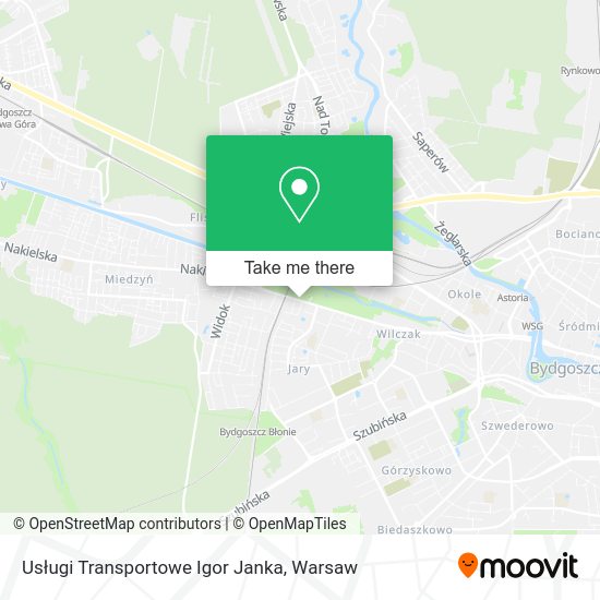 Usługi Transportowe Igor Janka map