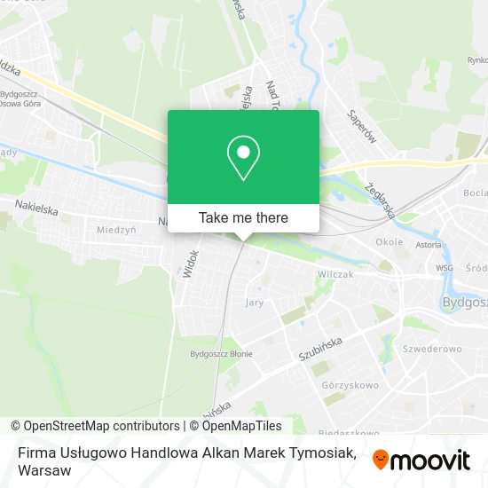 Firma Usługowo Handlowa Alkan Marek Tymosiak map