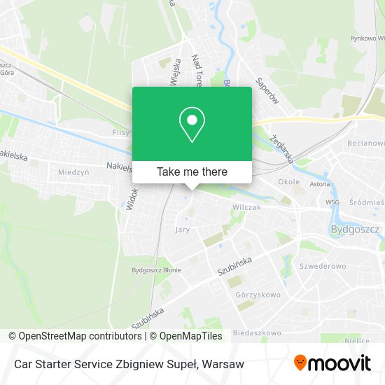 Car Starter Service Zbigniew Supeł map