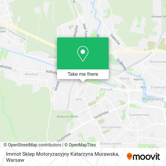 Immot Sklep Motoryzacyjny Katarzyna Murawska map