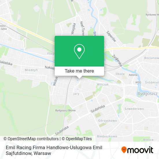 Emil Racing Firma Handlowo-Usługowa Emil Sajfutdinow map