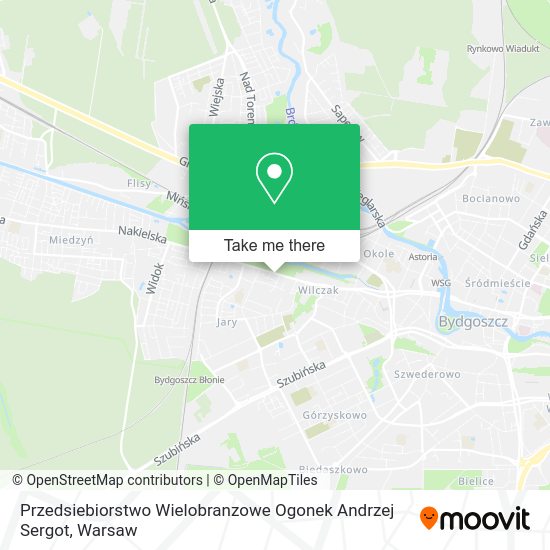 Przedsiebiorstwo Wielobranzowe Ogonek Andrzej Sergot map