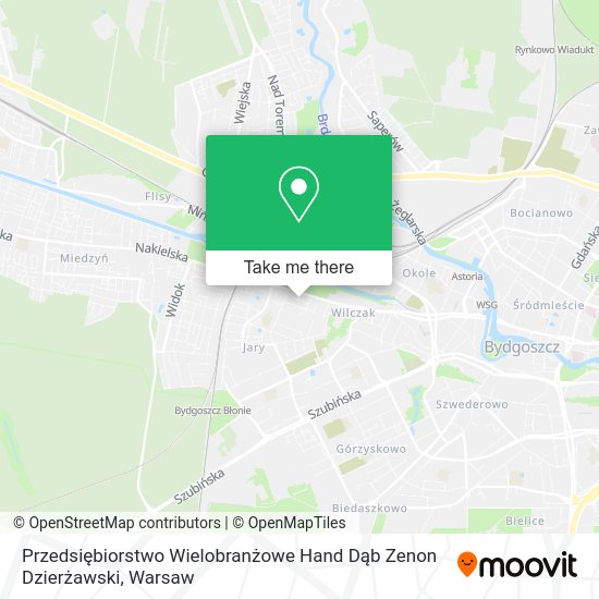 Przedsiębiorstwo Wielobranżowe Hand Dąb Zenon Dzierżawski map