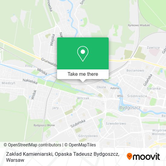 Zakład Kamieniarski, Opaska Tadeusz Bydgoszcz map