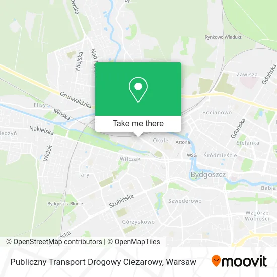 Карта Publiczny Transport Drogowy Ciezarowy