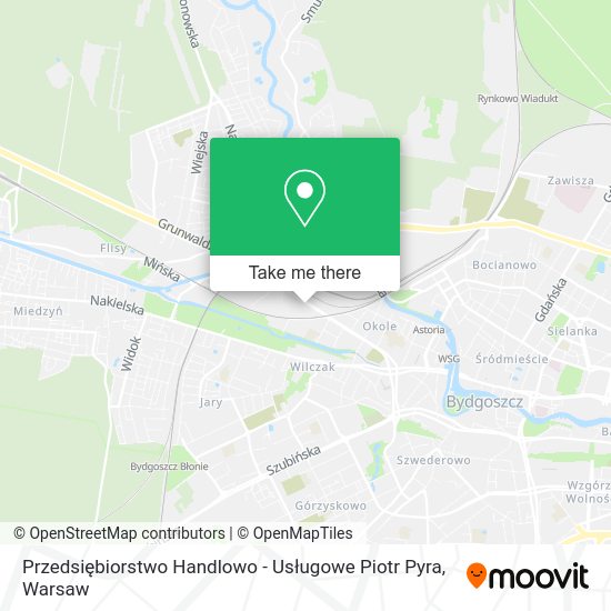 Przedsiębiorstwo Handlowo - Usługowe Piotr Pyra map