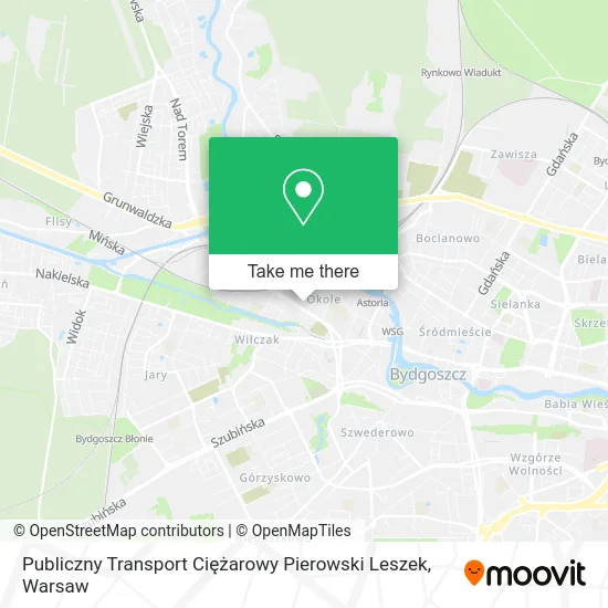 Publiczny Transport Ciężarowy Pierowski Leszek map