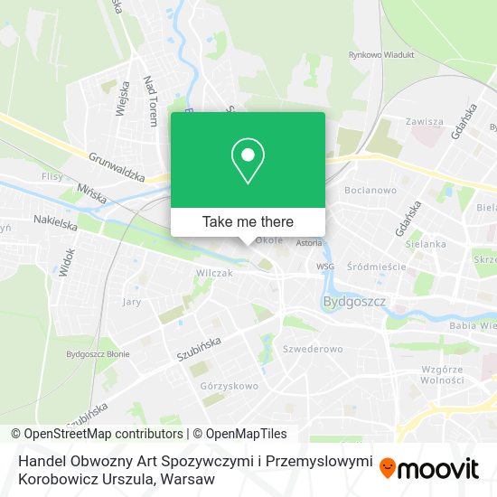 Handel Obwozny Art Spozywczymi i Przemyslowymi Korobowicz Urszula map