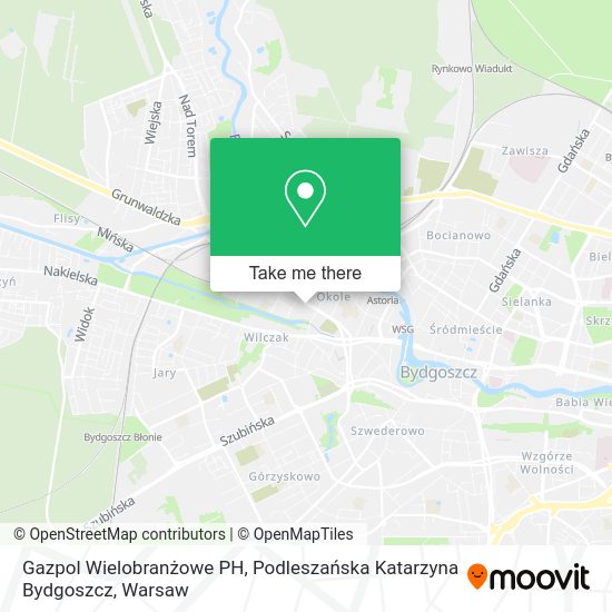 Gazpol Wielobranżowe PH, Podleszańska Katarzyna Bydgoszcz map