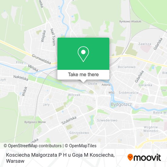 Kosciecha Malgorzata P H u Goja M Kosciecha map