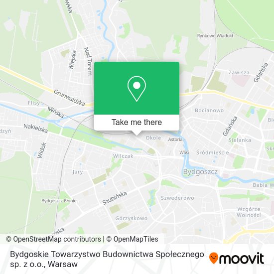 Bydgoskie Towarzystwo Budownictwa Społecznego sp. z o.o. map