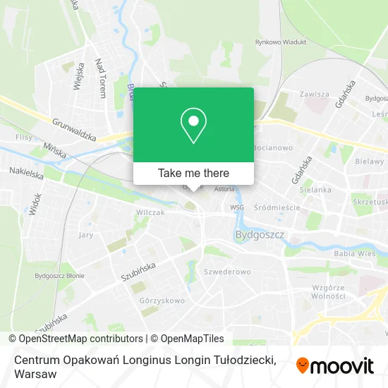 Centrum Opakowań Longinus Longin Tułodziecki map