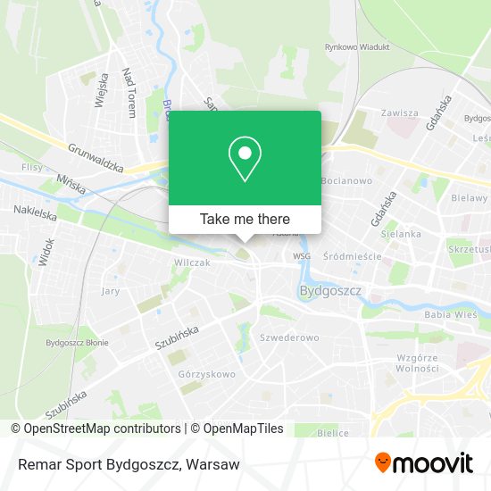 Remar Sport Bydgoszcz map