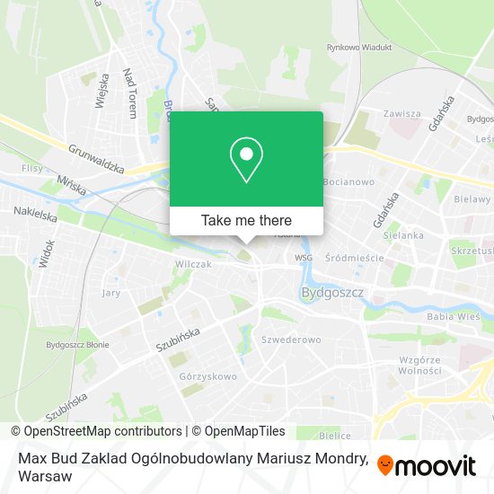 Max Bud Zaklad Ogólnobudowlany Mariusz Mondry map