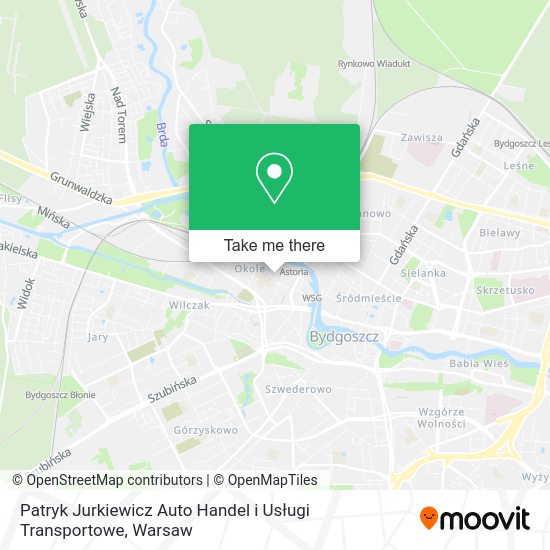 Patryk Jurkiewicz Auto Handel i Usługi Transportowe map