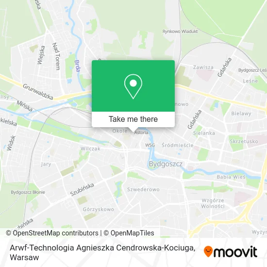 Arwf-Technologia Agnieszka Cendrowska-Kociuga map