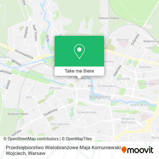 Przedsiębiorstwo Wielobranżowe Maja Komuniewski Wojciech map