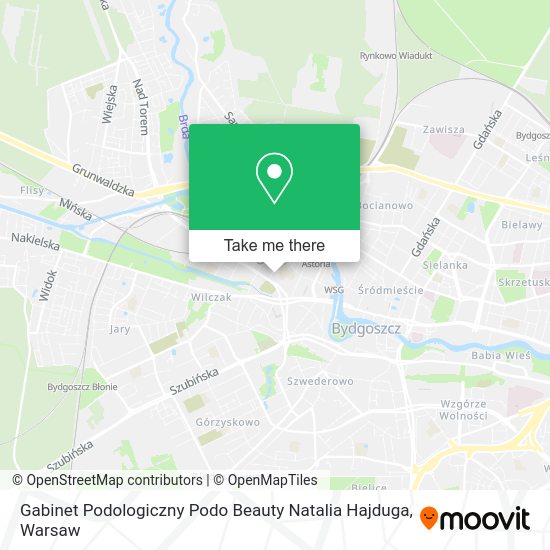 Gabinet Podologiczny Podo Beauty Natalia Hajduga map