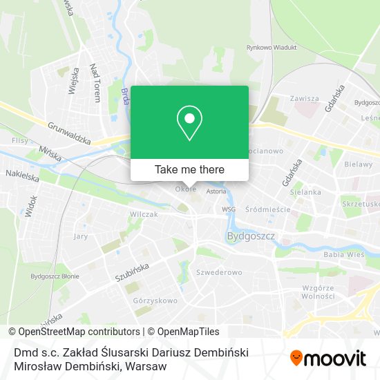 Карта Dmd s.c. Zakład Ślusarski Dariusz Dembiński Mirosław Dembiński
