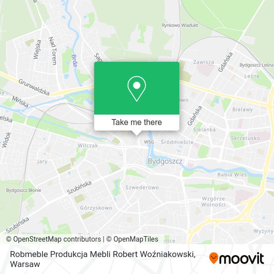 Robmeble Produkcja Mebli Robert Woźniakowski map