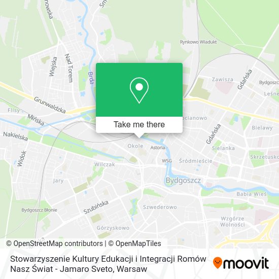 Stowarzyszenie Kultury Edukacji i Integracji Romów Nasz Świat - Jamaro Sveto map