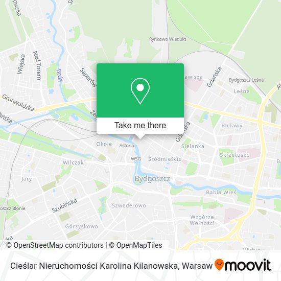 Cieślar Nieruchomości Karolina Kilanowska map